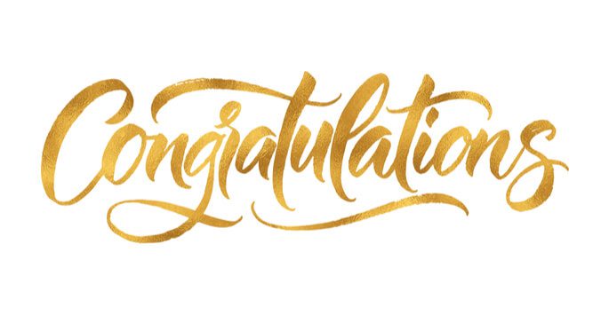 Congratulations