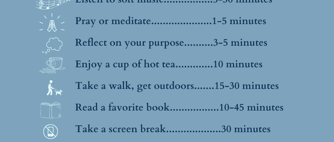 EWL Reset Self Care Tips